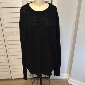 Outpost Makers Black Knit Sweater Size XL